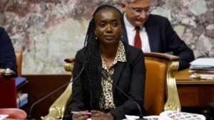 Nadège Abomangoli, première femme noire à présider une séance à l'Assemblée nationale